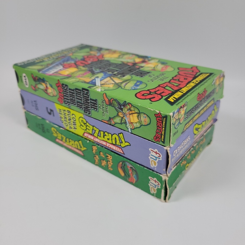 TMNT Making Of Coming Out Of Their Shells Tour FHE Cartoon VHS Video Tape lot‎ - Picture 8 of 8